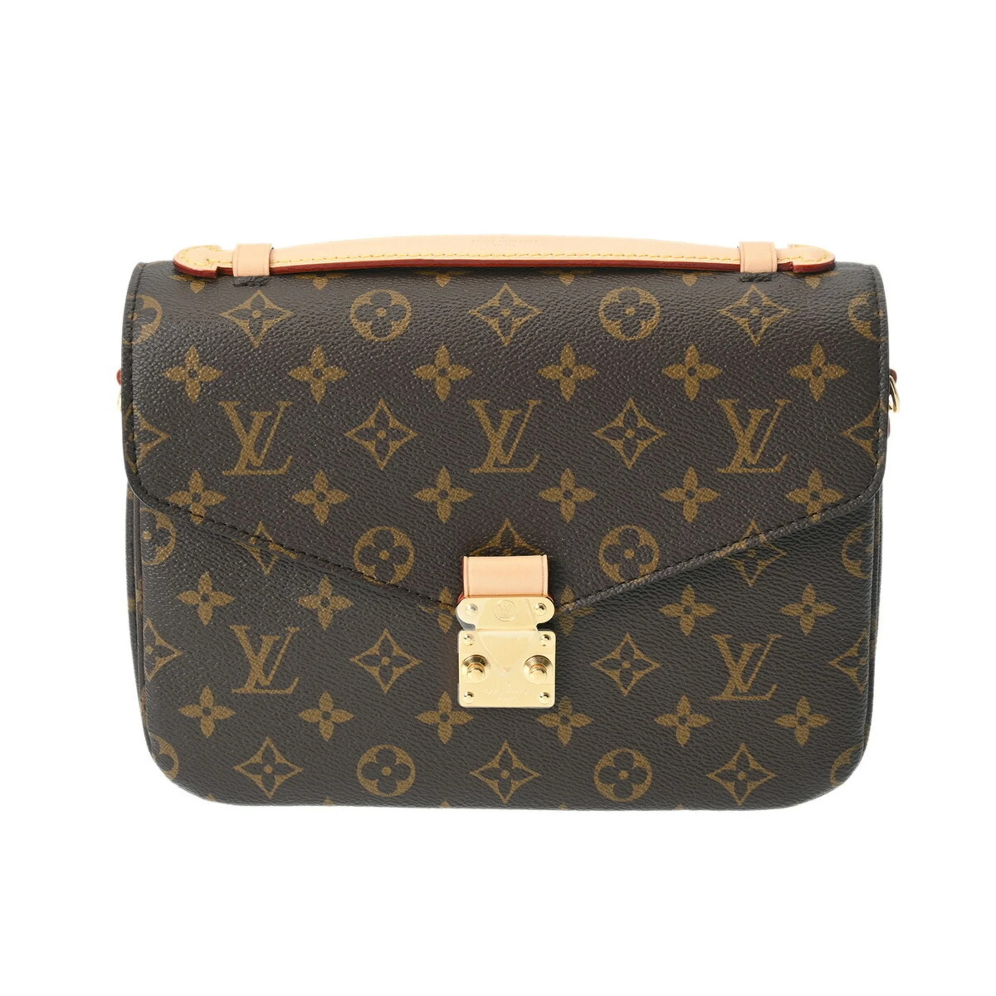 Pre-Owned LOUIS VUITTON Louis Vuitton Monogram Pochette Metis MM Brown M44875 Women's Canvas Hand... | Walmart (US)