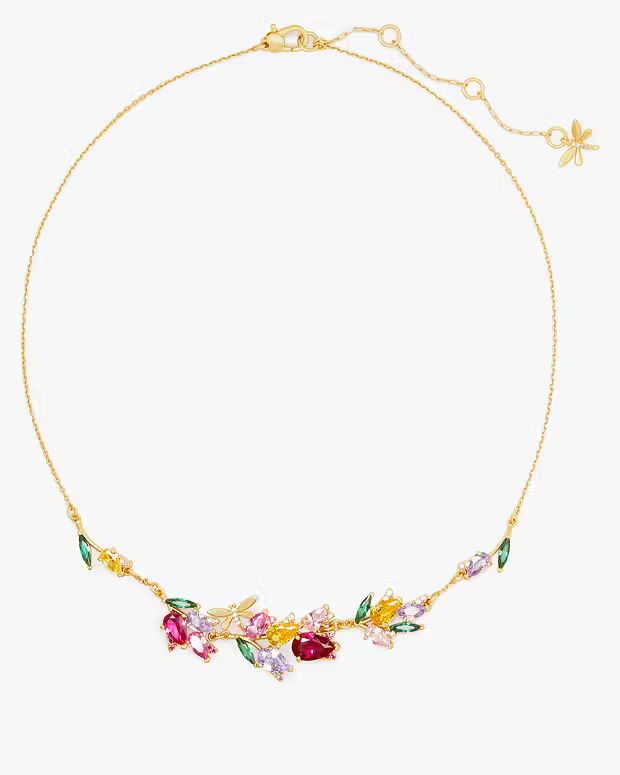 Greenhouse Floral Necklace | Kate Spade Outlet
