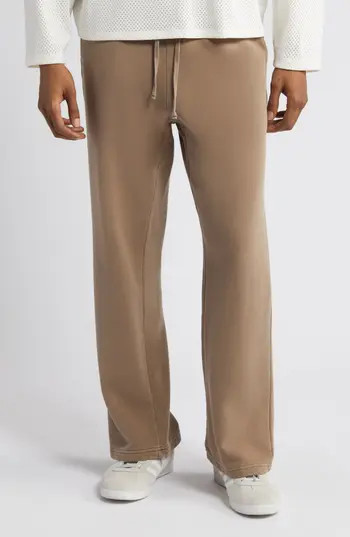 Elwood Core Organic Cotton Straight Leg Sweatpants in Vintage Brown at Nordstrom Rack, Size Small | Nordstrom Rack