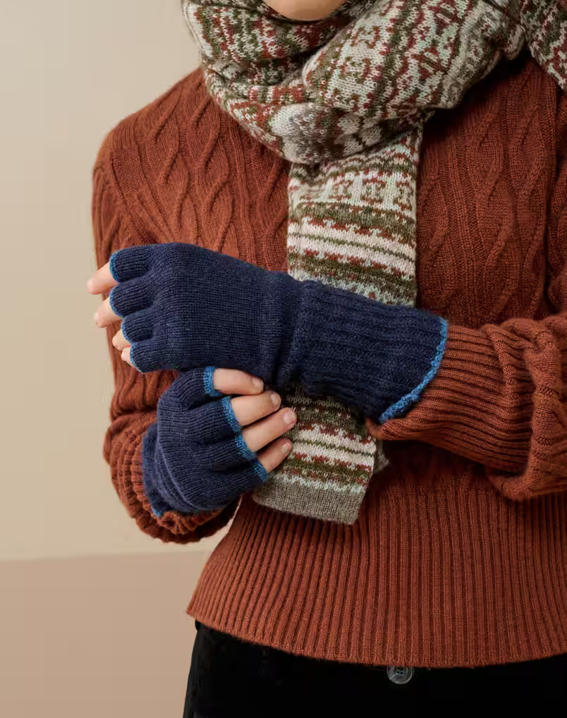 Women's Cashmere Fingerless Gloves | Brora