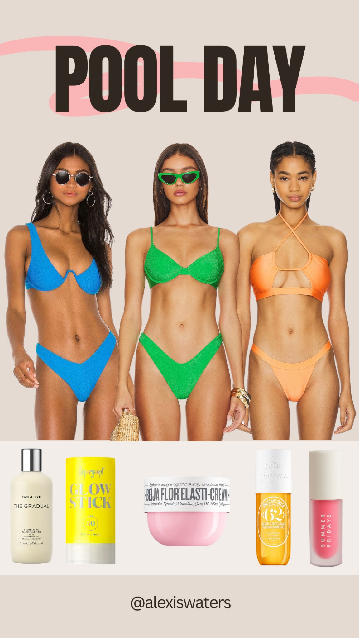 My pool day essentials ☀️