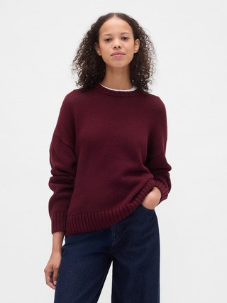 100% Cotton Relaxed Sweater | Gap (US)
