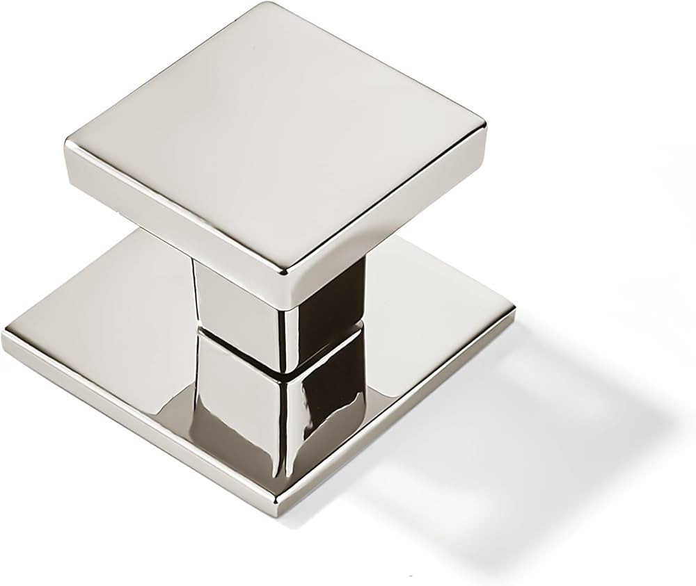 khtumeware 10-Pack 1-1/2 Square Heavy Duty Solid Polished Nickel zinc backplates for Cabinet knob... | Amazon (US)