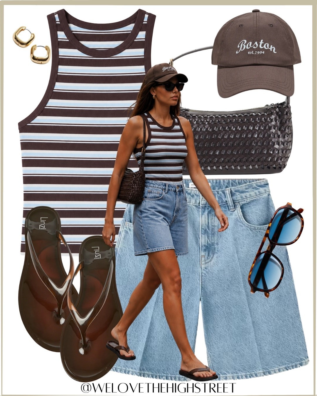 BERMUDA DENIM SHORTS
