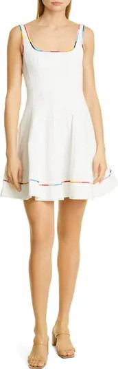 Mini Wells Sleeveless Cotton Twill Dress | Nordstrom