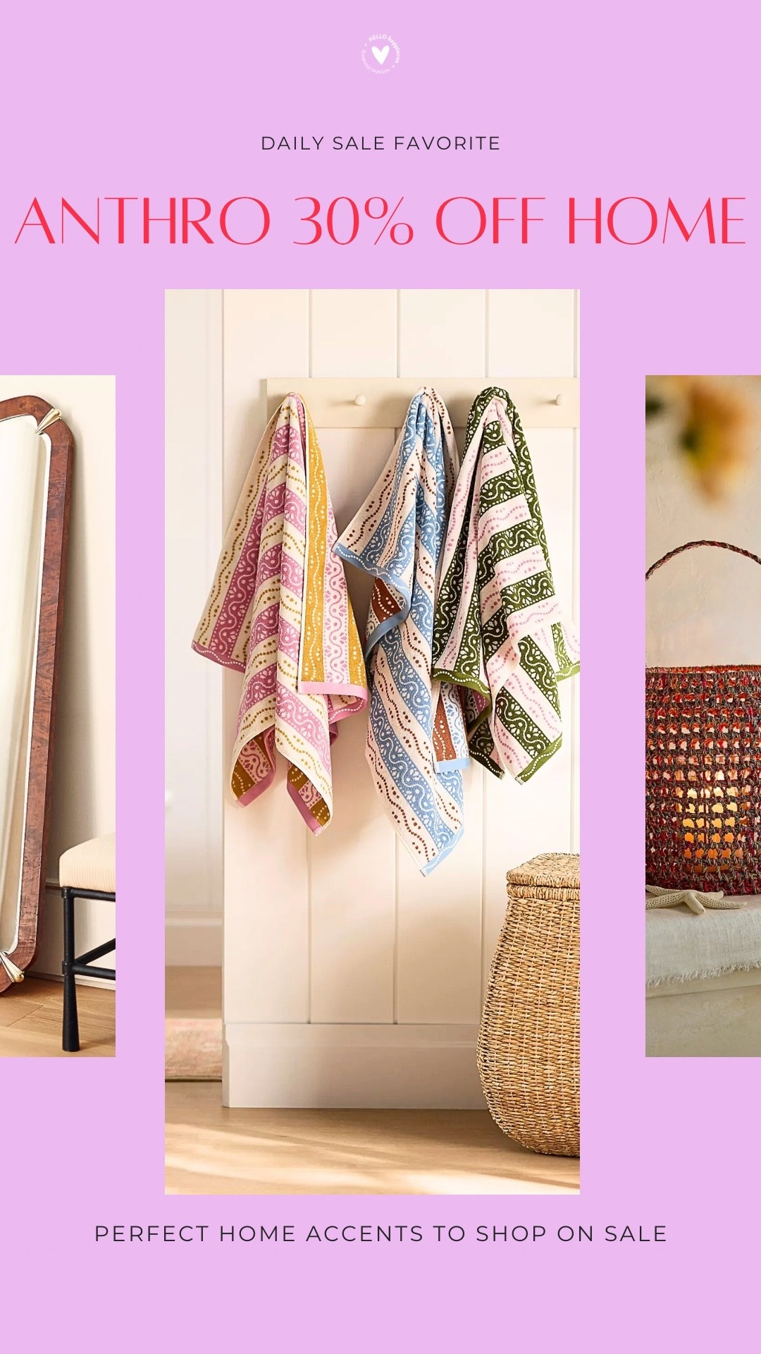 Home refresh, but make it on sale. 🤍 Anthropologie is offering 30% off home, and I'm eyeing cozy towels, woven baskets, kitchen favorites, and all the little details that make a house feel like home.

#LTKdayinmylife #LTKSaleAlert #LTKHome