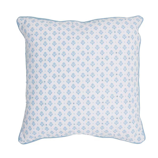 allen + roth Dec pillow 18-in x 18-in Light Blue Indoor Decorative Pillow | Lowe's