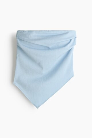 H & M - Asymmetric Tube Top - Light Dusty Blue | H&M (US + CA)
