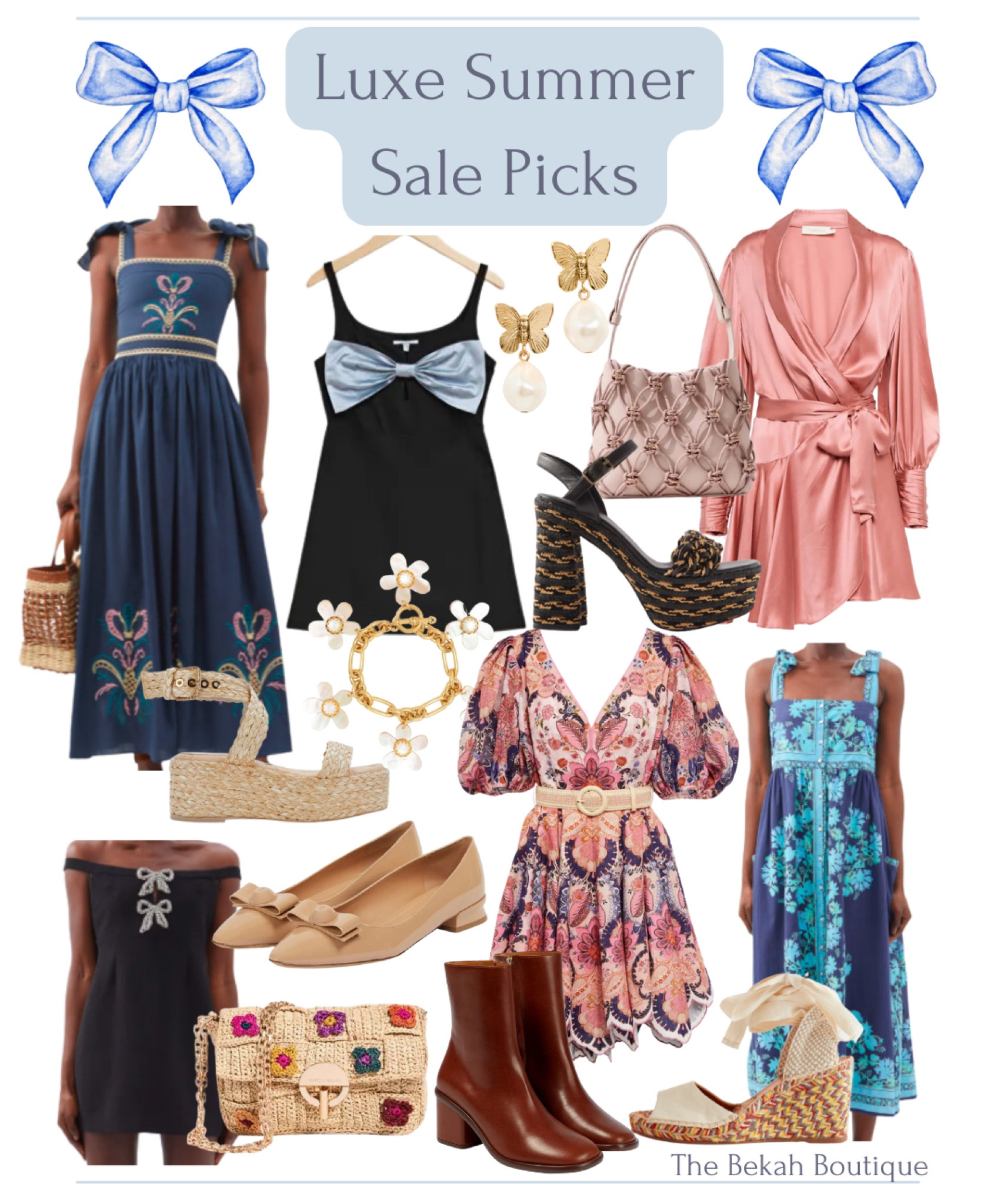 Summer sale season is here, and deep discounts have arrived across the web. 🌸 Today on The Bekah Boutique, I’m sharing my favorite luxe summer sale finds. Click the link in my stories to read! 

Summer, summer dress, summer outfit, summer fashion, fall dress, fall outfit, fall fashion, sale, under $500, under $250, under $100, lug von siga, embroidered maxi dress, & other stories, bow minidress, Jennifer behr, butterfly pearl earrings, woven neutral bag, castaner, espadrille heels, zimmermann, silk wrap minidress, dolce vita, espadrille platform sandals, brinker & eliza, floral charm bracelet, belted printed linen mini dress, Juliet dunn, floral cotton midi dress, Chloe, espadrille wedges, chocolate brown ankle boots, Ferragamo, neutral bow ballet flats, Vanessa Bruno, floral raffia shoulder bag, self-portrait crystal bow mini dress, off the shoulder dress, little black dress, grand millennial, feminine, classic style 

#LTKFind #LTKsalealert