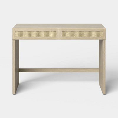 Woven Desk with Two Drawers Natural - Threshold™ | Target