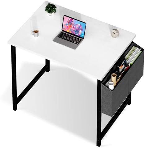 NEWBULIG Small Computer Desk for Bedroom 32 Inch Home Office Desks for Small Spaces Writing Gamin... | Amazon (US)