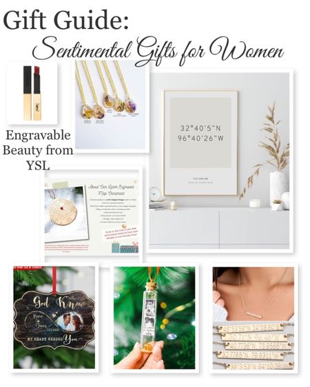 Thoughtful gifts for the special woman in your life that she will treasure for years to come! We are really loving the personalized YSL Beauty options!  

#LTKGiftGuide #LTKunder100 #LTKHoliday