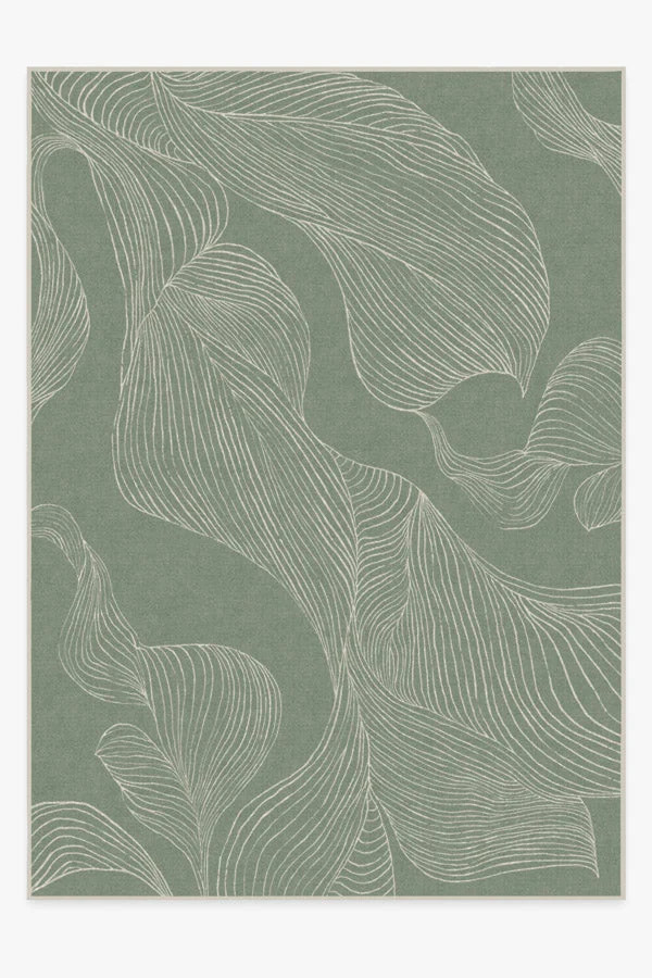 Sana Sage Green Flatwoven Rug | Ruggable