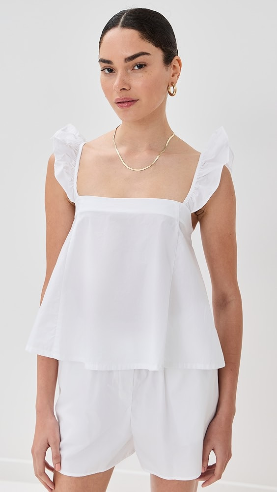 LE BOP Claire Ruffle Strap Top | Shopbop | Shopbop
