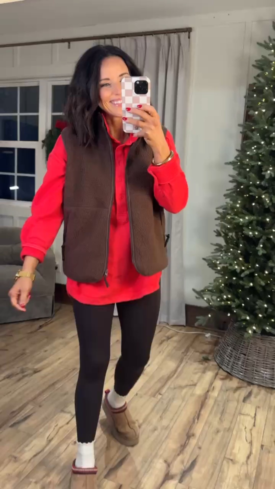 Been loving this vest from Amazon for added layers in this colder weather! Love that it’s Sherpa feeling but not too thick that you can’t move in it or can’t layer. Zipper closure front and pockets! Aprilwilks VintagePickin Amazon fashion finds women’s Amazon fashion viral Amazon fashion finds winter fashion finds 

#LTKOver40 #LTKSeasonal #LTKPetite