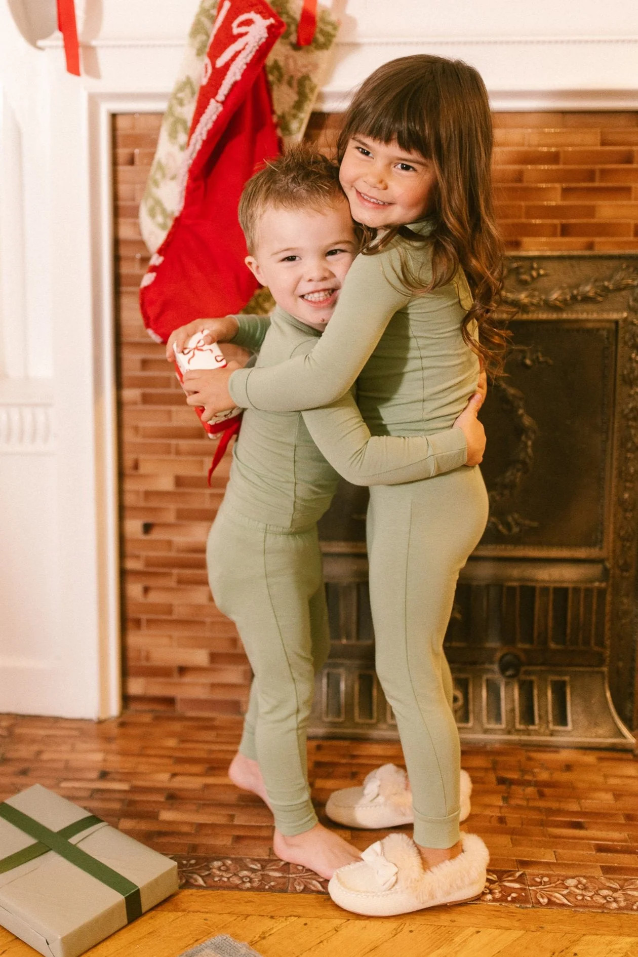 Kids So Soft Lounge Set in Green | Ivy City Co