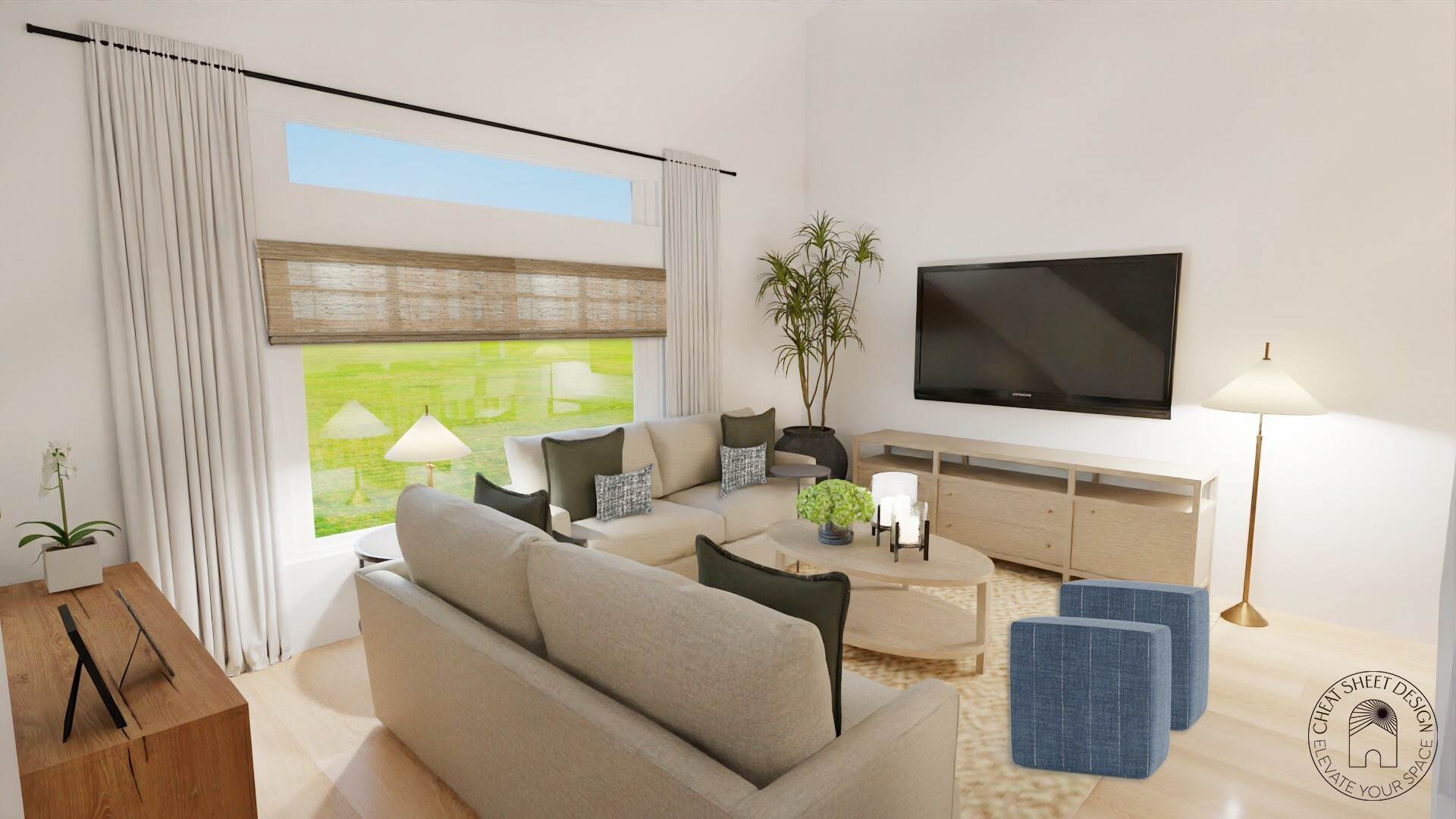 This elevated coastal living room makeover creates a relaxed and sophisticated space.

I incorporated light-toned woods, cozy neutral sofas, and a beautiful woven rug to create a warm and inviting atmosphere. Pops of blue and green add a touch of coastal charm, making this the perfect space to unwind and entertain guests.  

 #LTKHome #LTKStyleTip #LTKFamily