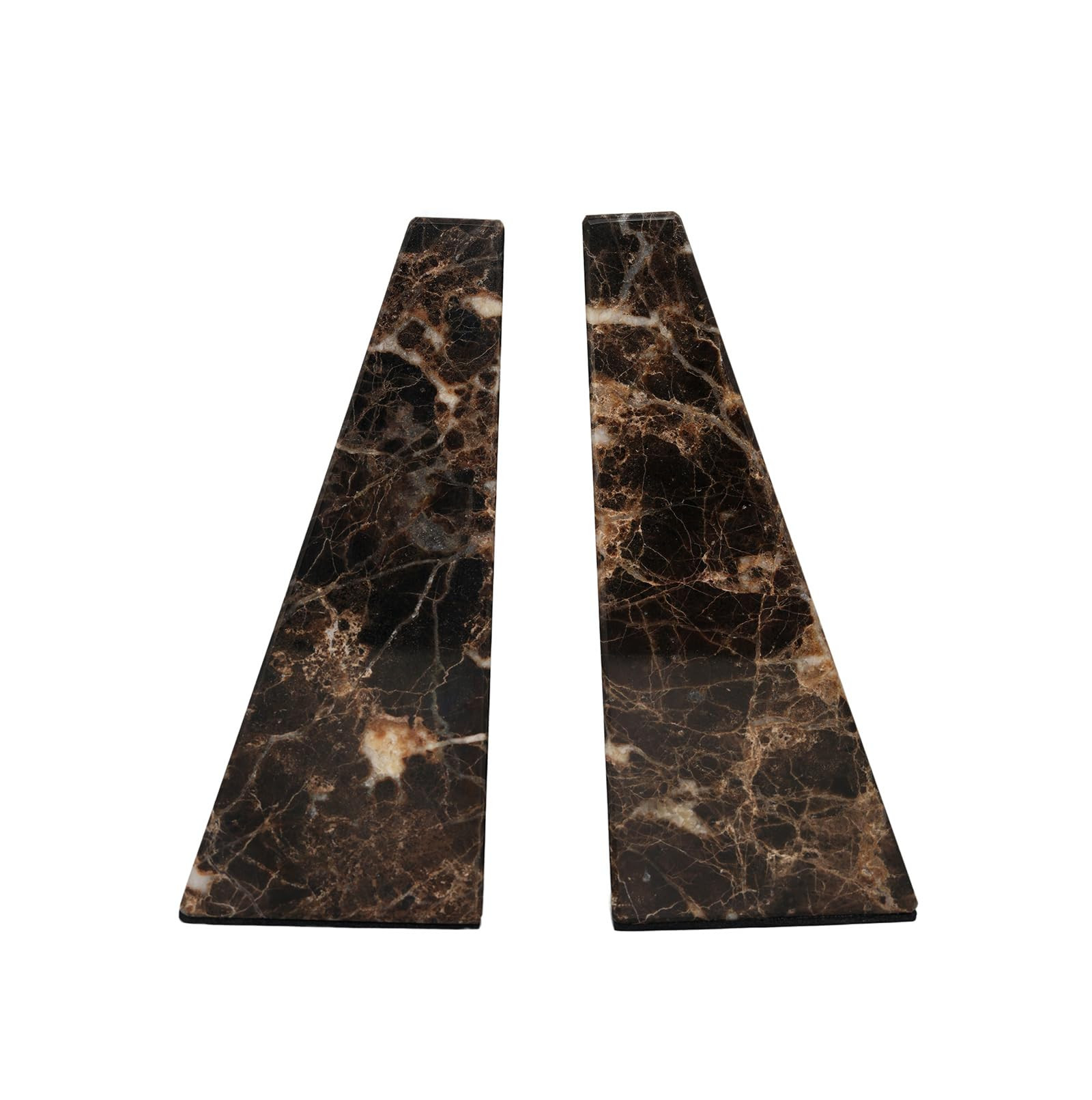 Decorative Bookends for Bookshelves, Set of 2 Marble Bookends for Living Room, Office, Bedroom, H... | Amazon (US)