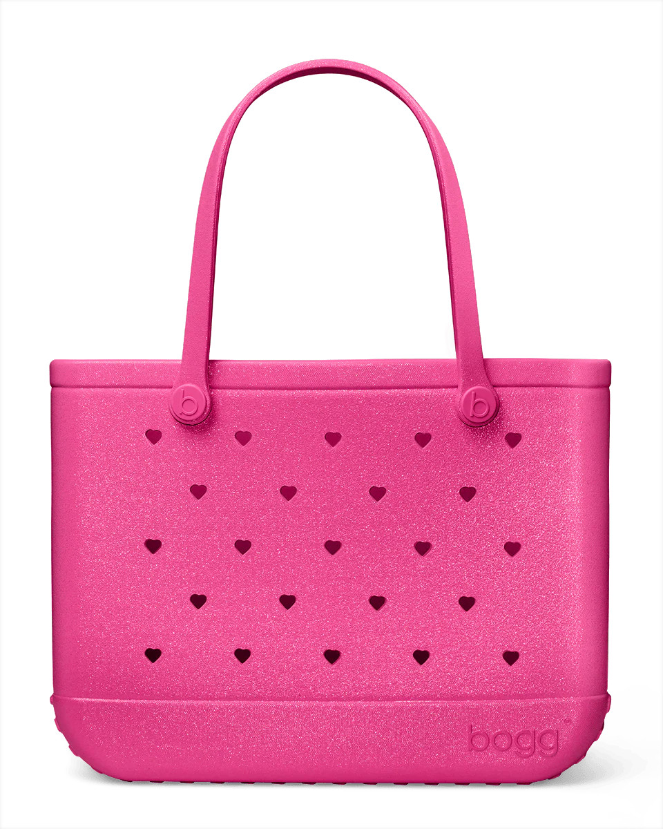 Original Bogg® Bag - Heart Shimmer haute PINK | Bogg Bag