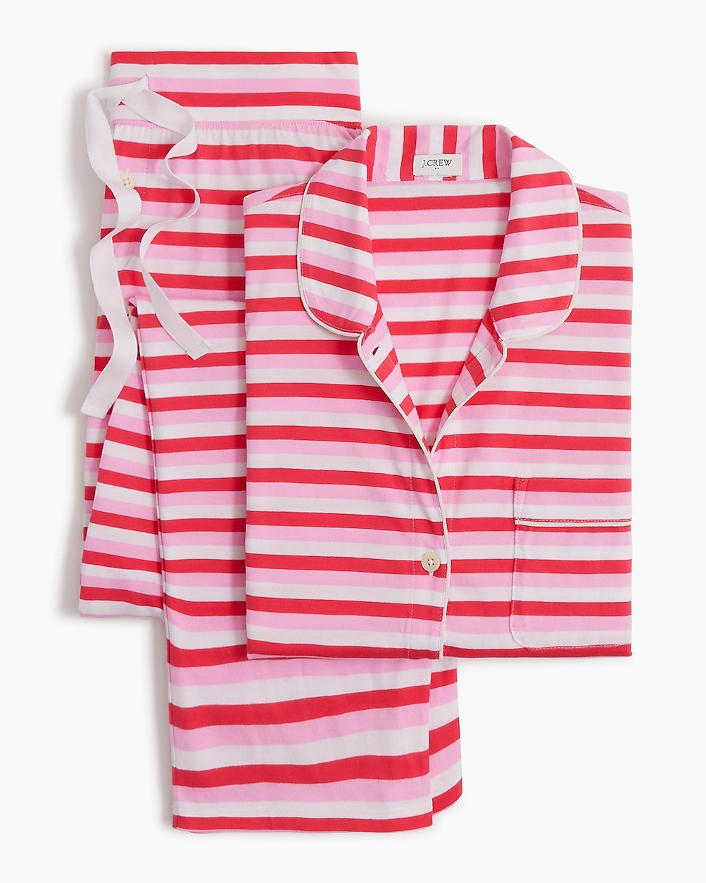 Long-sleeve knit pajama set | J.Crew Factory