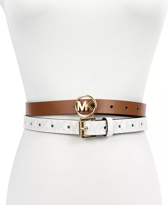Women's Reversible Logo Belt Set | Macys (US)