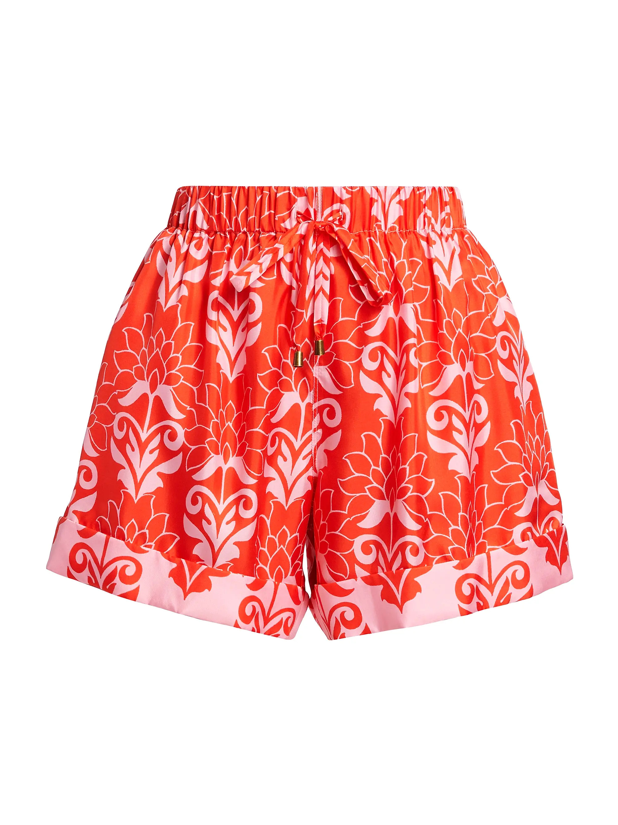Coppins Floral Silk Shorts | Saks Fifth Avenue