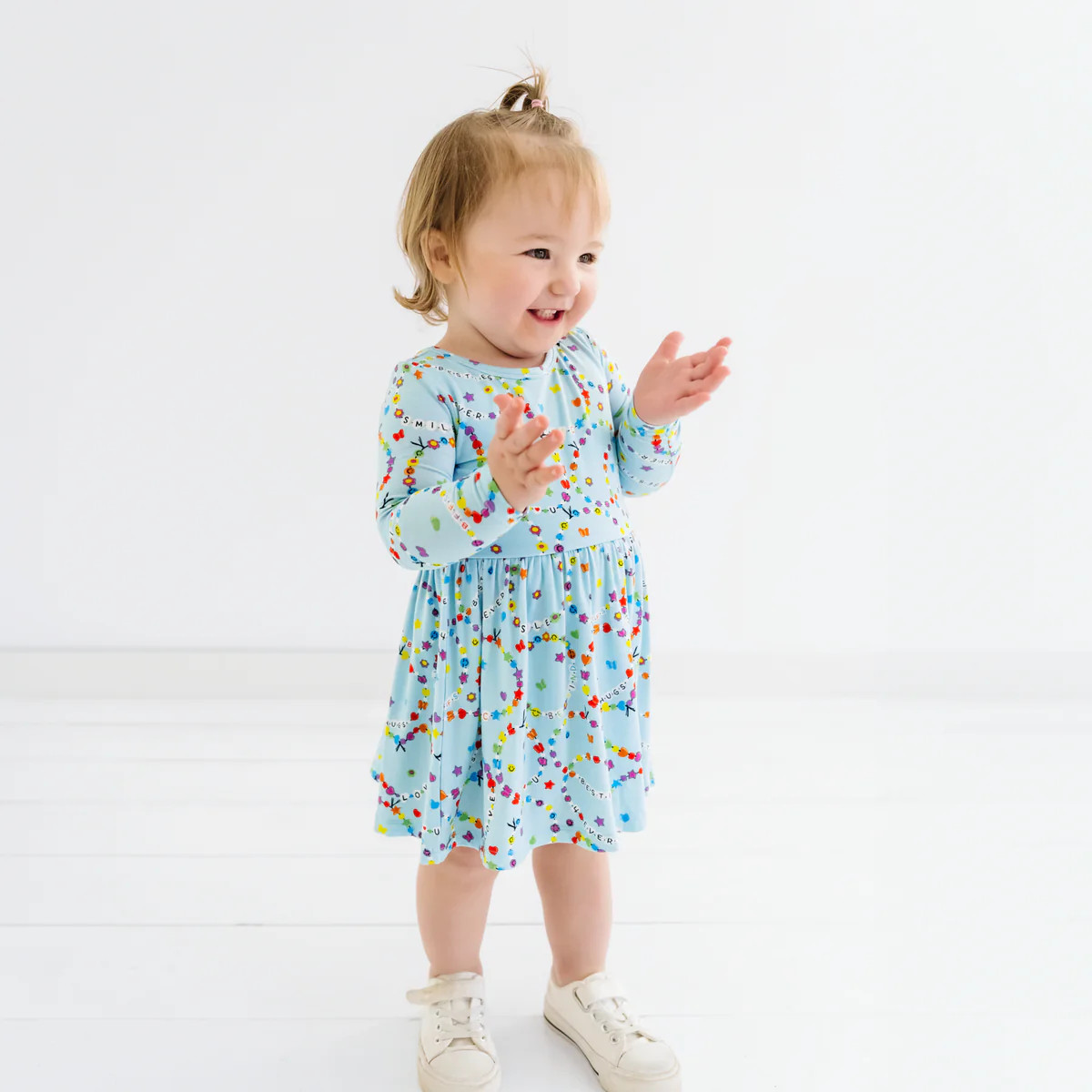 Friends Forever Twirl Dress with Bodysuit | Little Sleepies