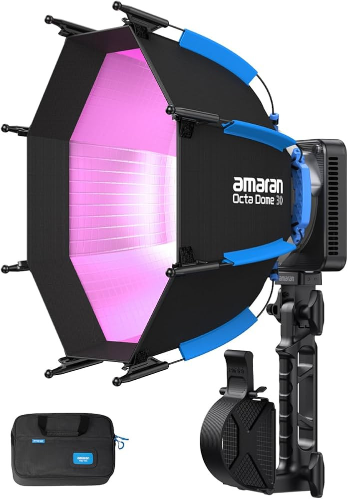 amaran Ray 60c RGB Video Light,60W Portable Studio Light CCT 1,800K-20,000K,3910Lux/1m, IP54 Bowe... | Amazon (US)