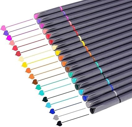 iBayam Journal Planner Pens Colored Pens Fine Point Markers Fine Tip Drawing Pens Porous Fineline... | Amazon (US)