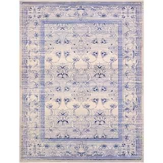 La Jolla Botanica Blue 10' 0 x 13' 0 Area Rug | The Home Depot