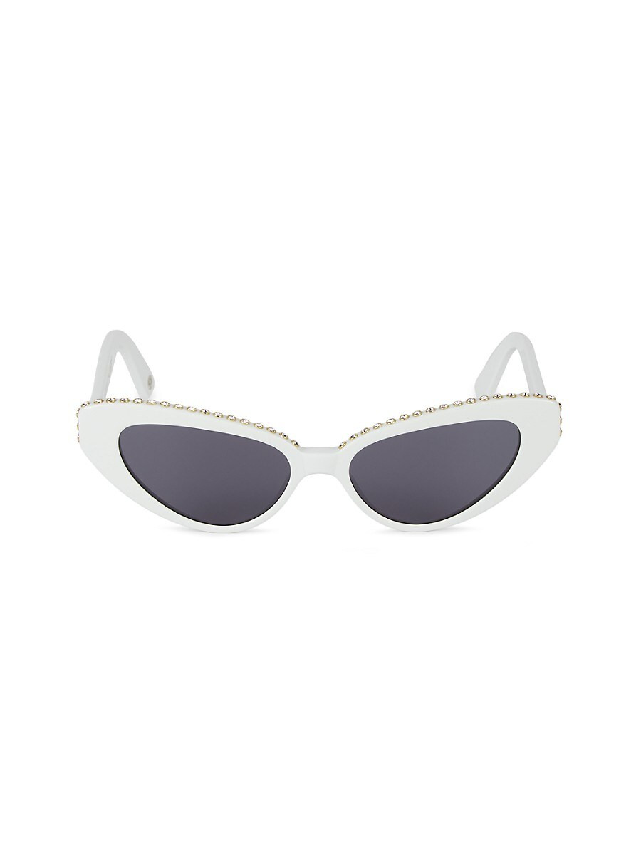 Kimeze Women's Mazzucchelli 56MM Cat Eye Sunglasses - White | Saks Fifth Avenue OFF 5TH