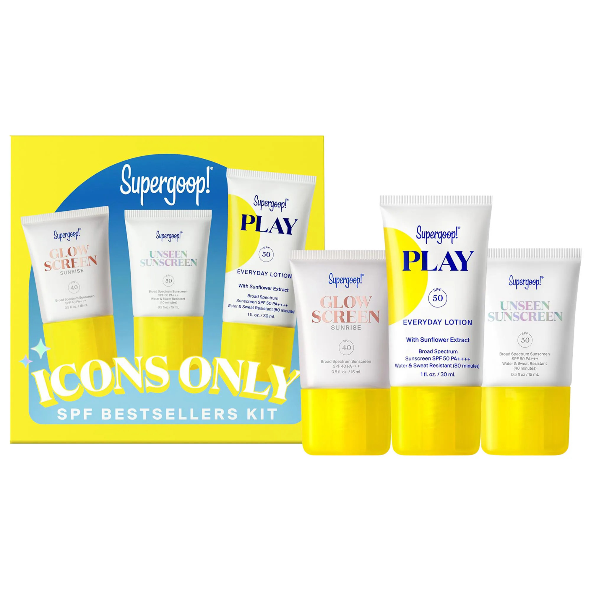 Supergoop! Icons Only SPF Bestseller Kit | Sephora (US)