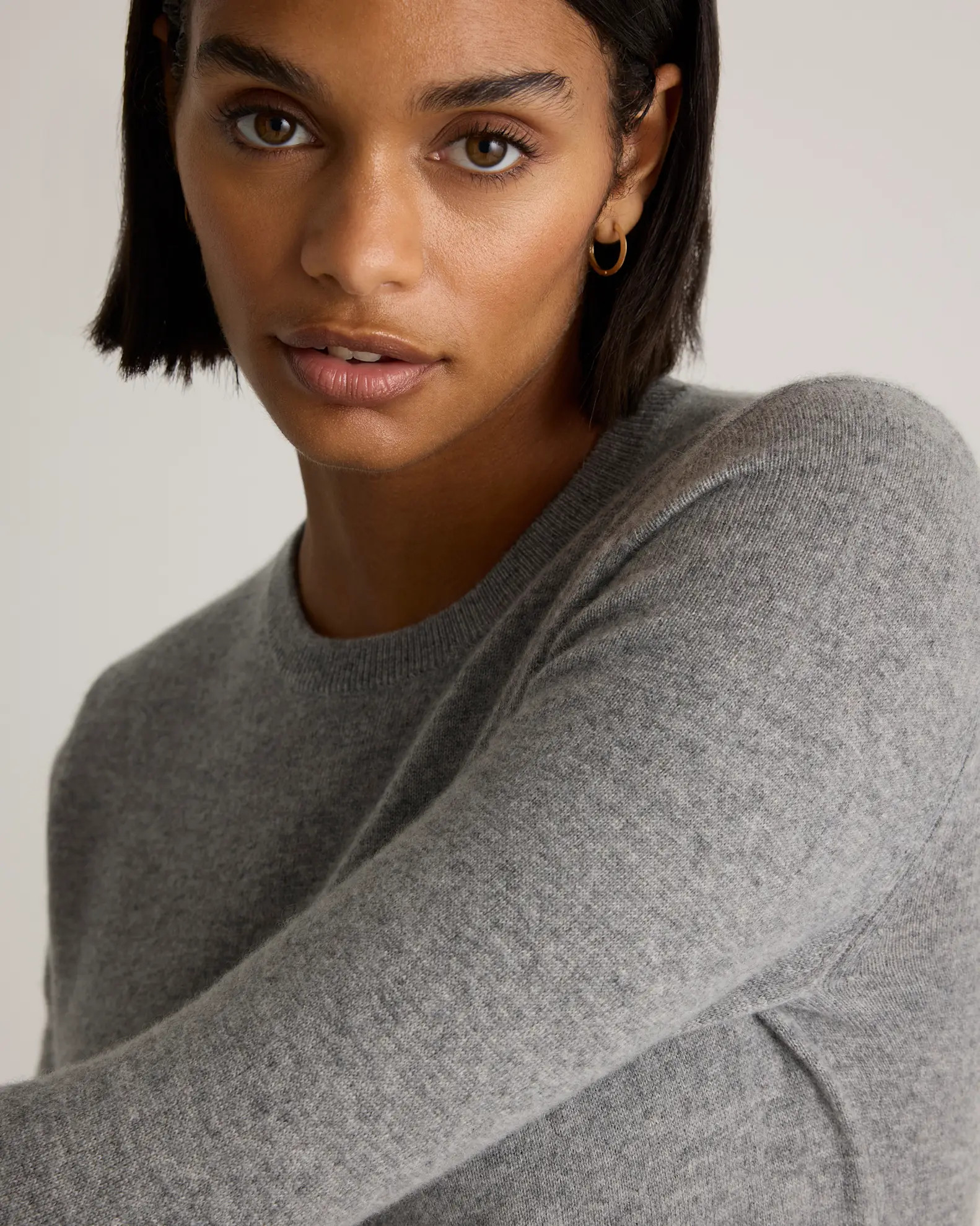 Black The Mongolian Cashmere Crewneck Sweater | Quince | Quince