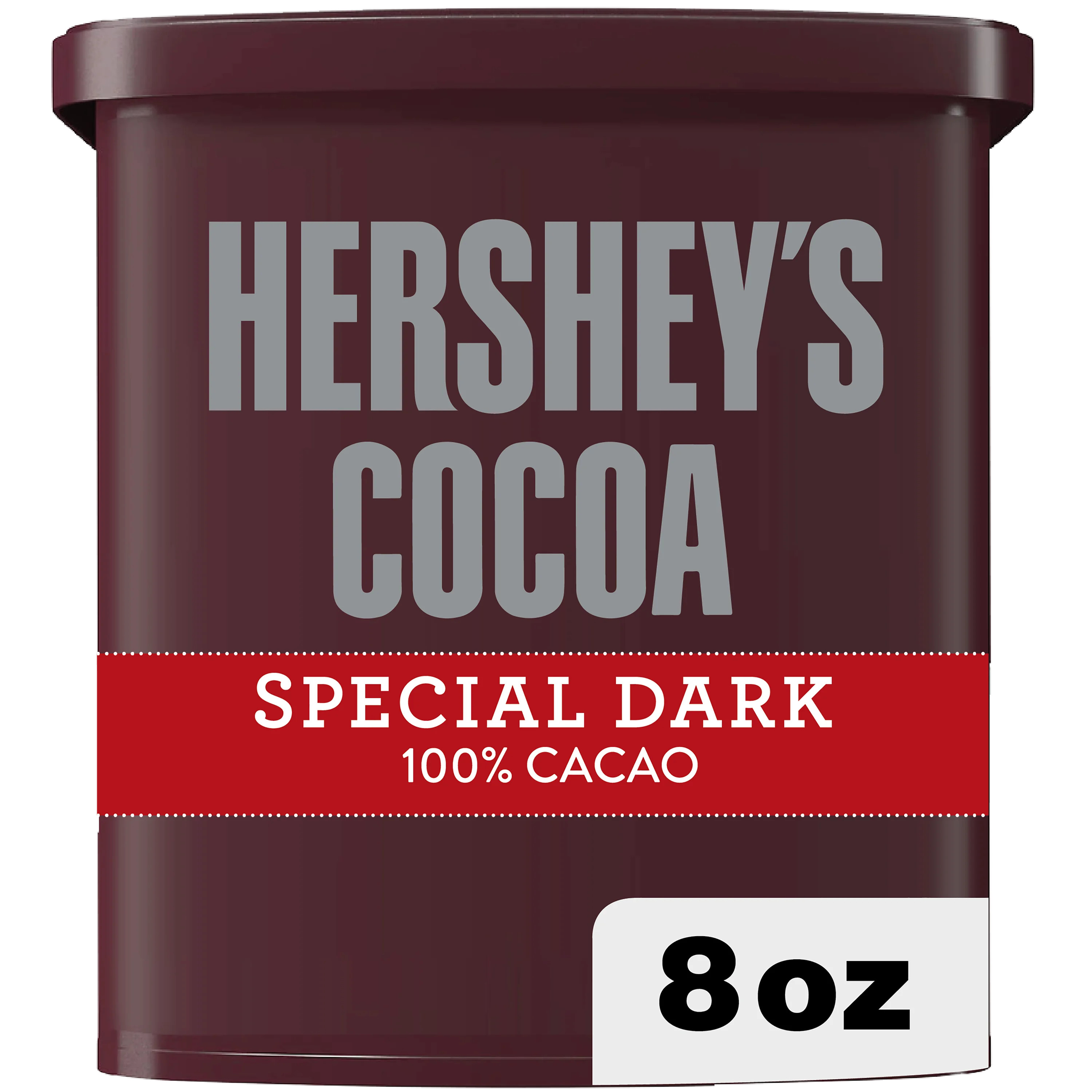 Hershey's Cocoa Powder 100% Cacao, Dark Chocolate, 8 oz. | Walmart (US)