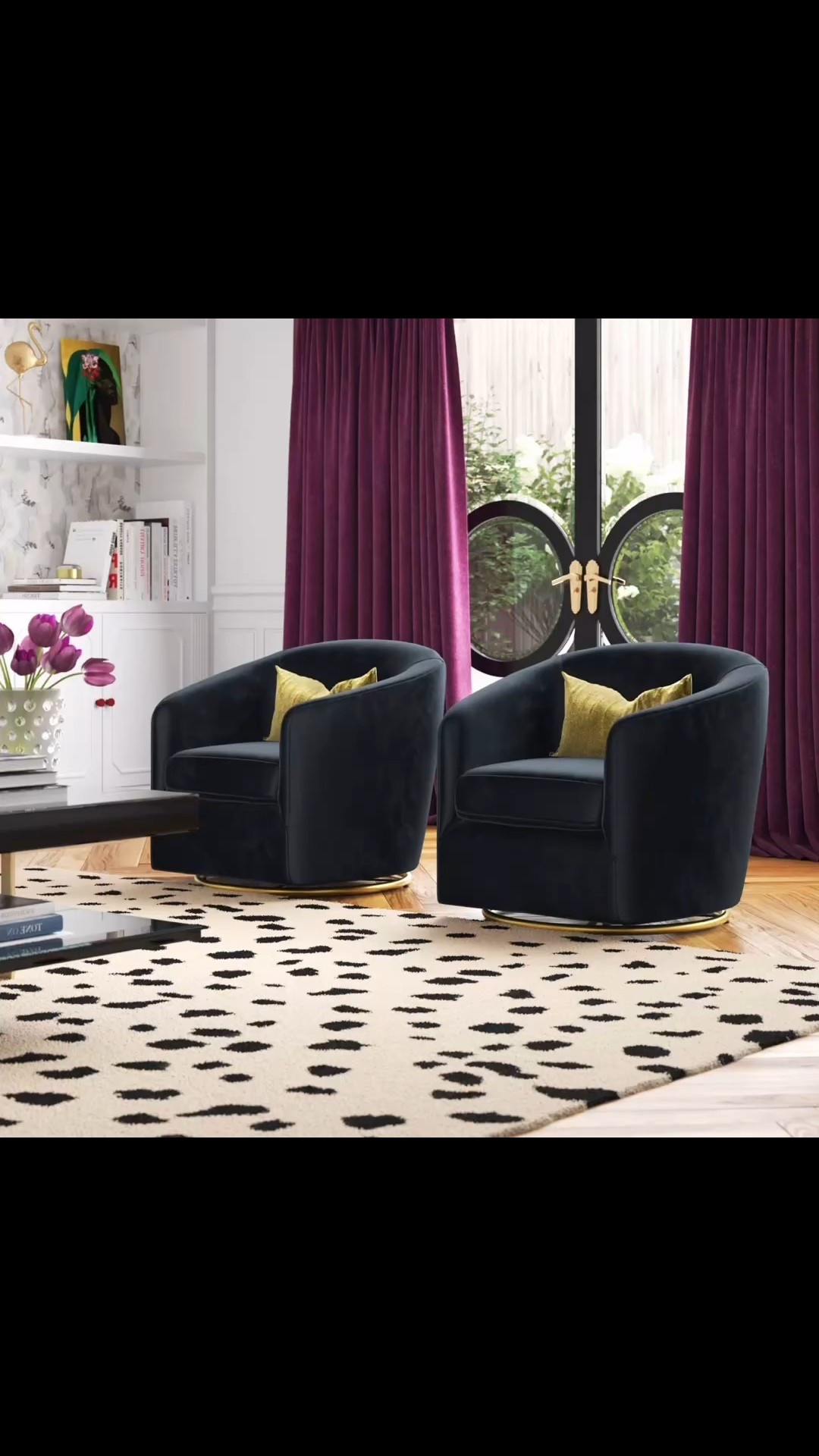 Holden Velvet Swivel Accent Chair

#LTKHome #LTKTall #LTKmorningroutine