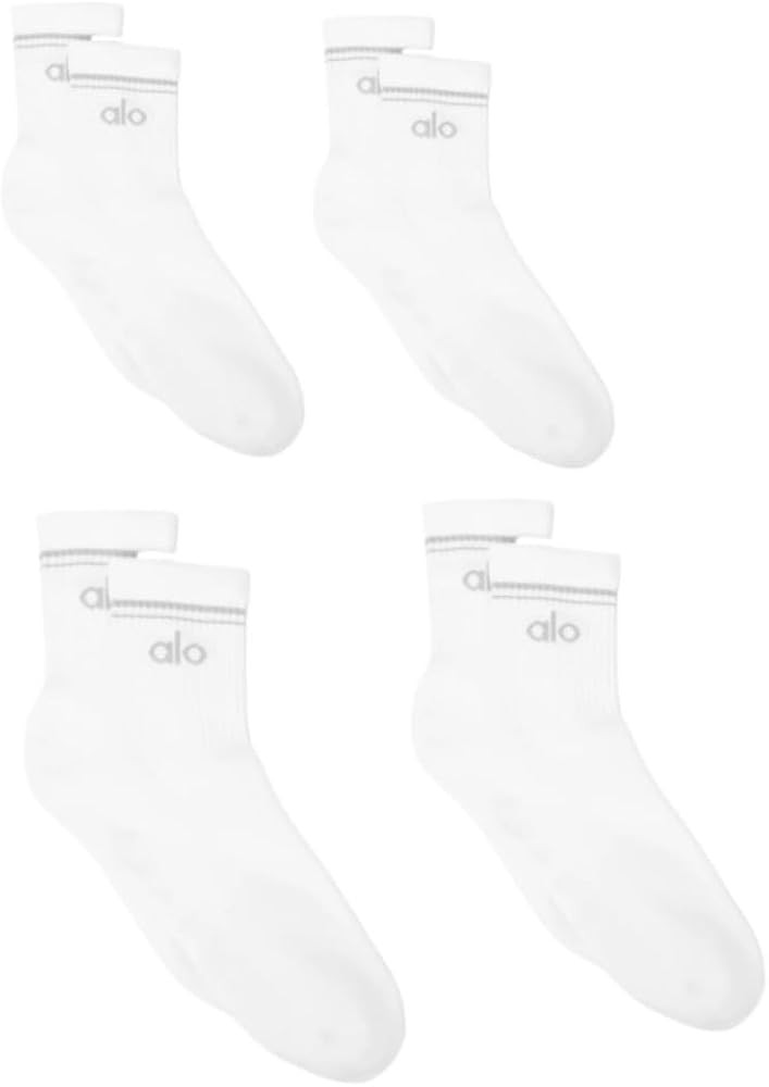 Alos Women's Yoga Socks Mid-Tube Cotton 4pcs | Amazon (US)
