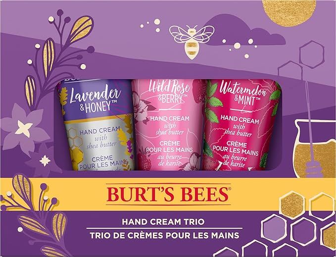 Amazon.com: Burt's Bees Christmas Gifts, 3 Body Care Stocking Stuffers Products, Hand Cream Trio ... | Amazon (US)