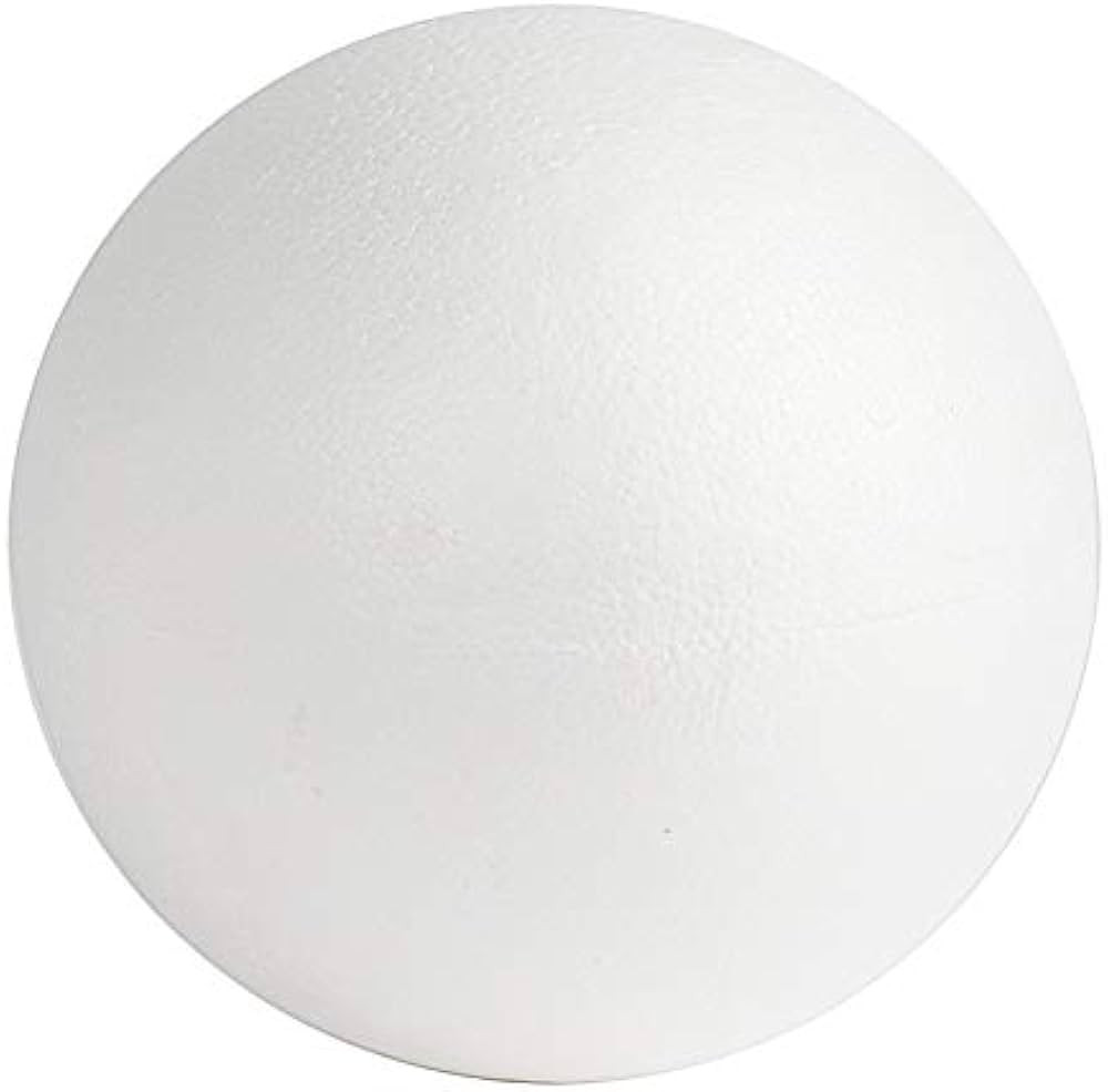 Balsa Circle 2 pcs 10-Inch White Foam Extra Large Balls for Crafts DIY Kids Art Wedding Birthday ... | Amazon (US)