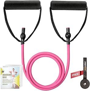 RitFit Single Resistance Exercise Band with Comfortable Handles - Ideal for Physical Therapy, Str... | Amazon (US)
