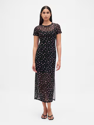 Mesh Maxi Dress | Gap (US)