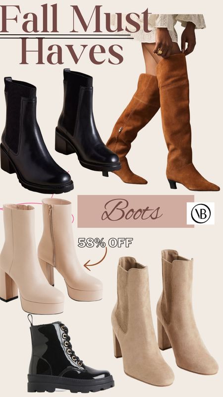 Vane Berlin must-have boots for fall 🍁 Upgrade your boot collection with trendy boots for any occasion. Ankle boots, over the knee boots, combat boots, black booties. 

#LTKSeasonal #LTKshoecrush #LTKsalealert