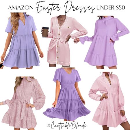 Easter dresses
Amazon dresses under $50
Affordable dresses 
Pink dress
Purple dress
Spring dresses 
Flowy dresses
Long sleeve dress


#LTKmidsize #LTKSeasonal #LTKfindsunder50