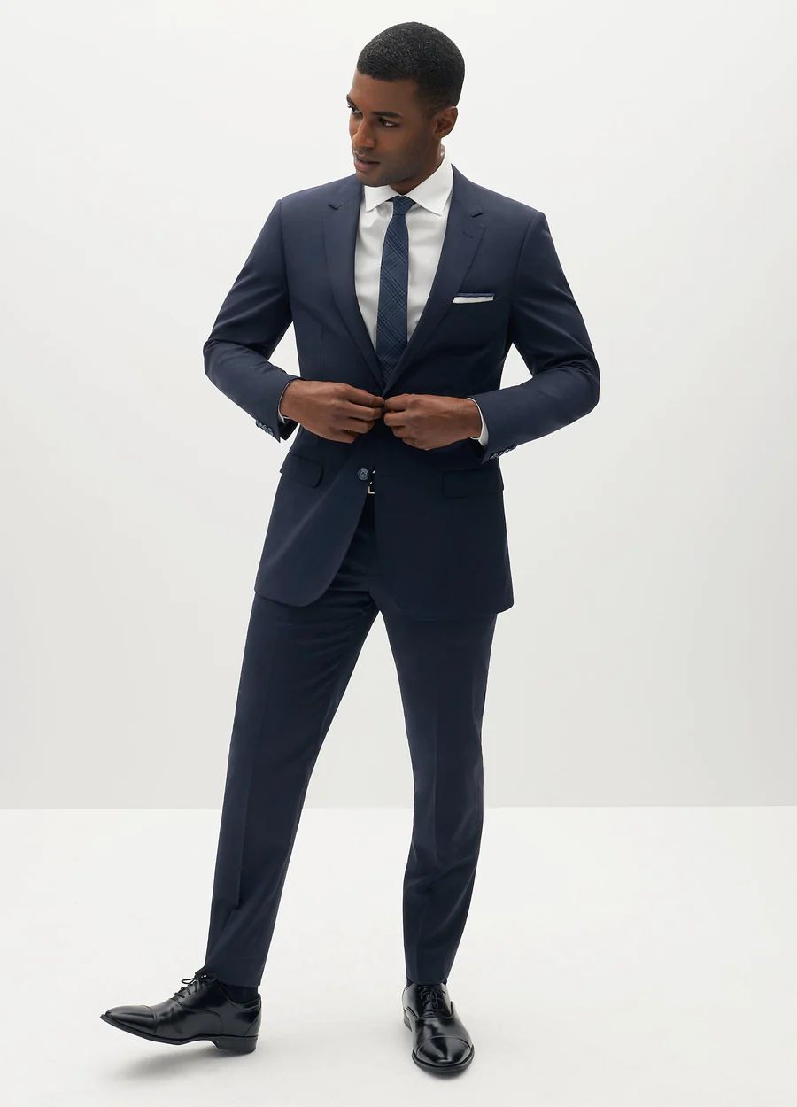 Men's Navy Blue Suit | SuitShop