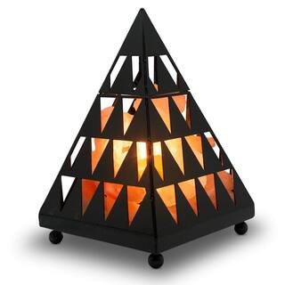 7.8 in. Unique Pyramid Salt Lamp | The Home Depot
