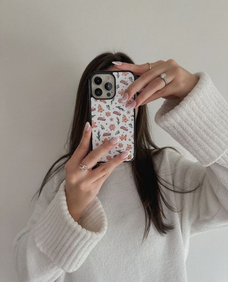 Coziest sweater from Amazon 🤍✨ Case is Lilac Reign 🌲

#LTKHoliday #LTKGiftGuide #LTKSeasonal