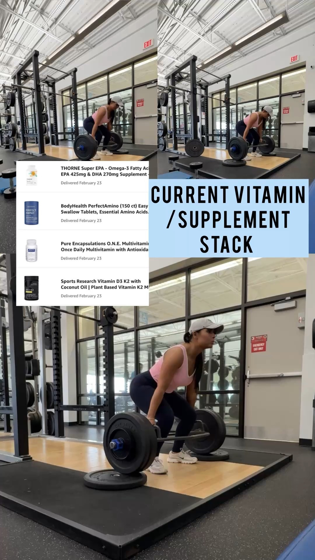 Current vitamin/ supplement stack that has me feeling like I could run through walls during my workouts 

#LTKHome #LTKActive