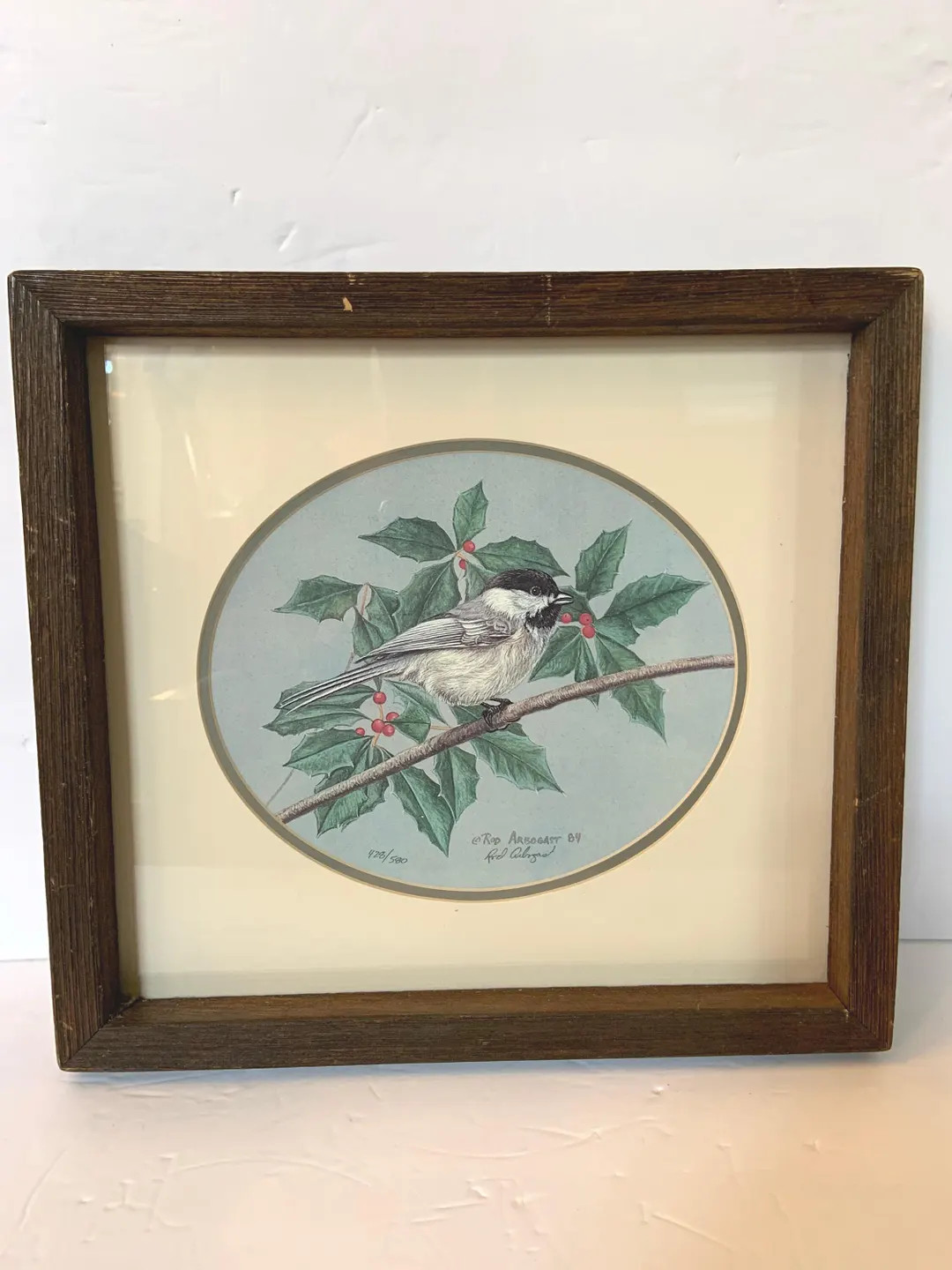 Vintage 1984 Rod Arbogast Wildlife Artist Signed & Numbered 13" X 14" Framed Bird Lithograph Prin... | Etsy (US)