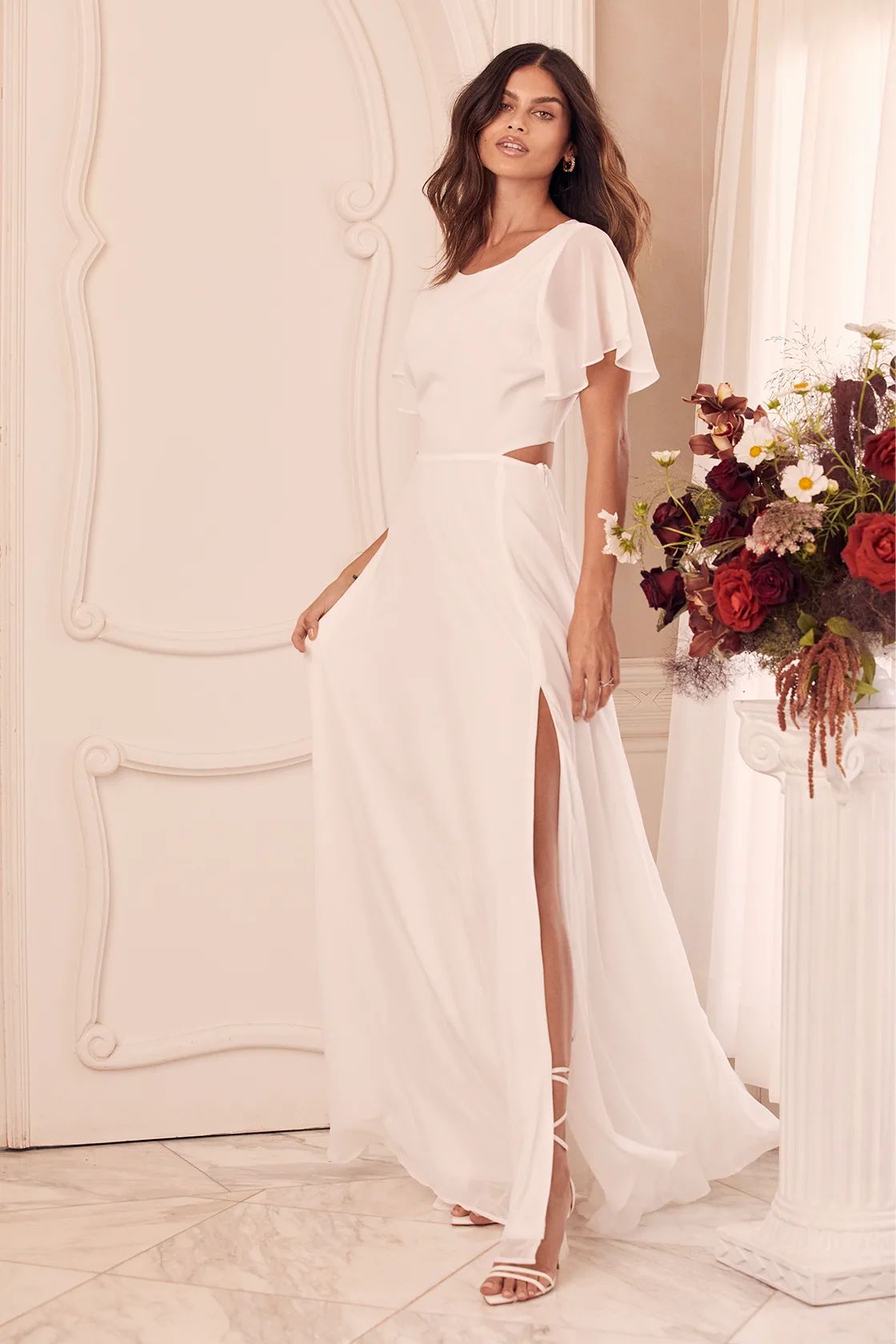 Garden Bliss White Cutout Maxi Dress | Lulus (US)