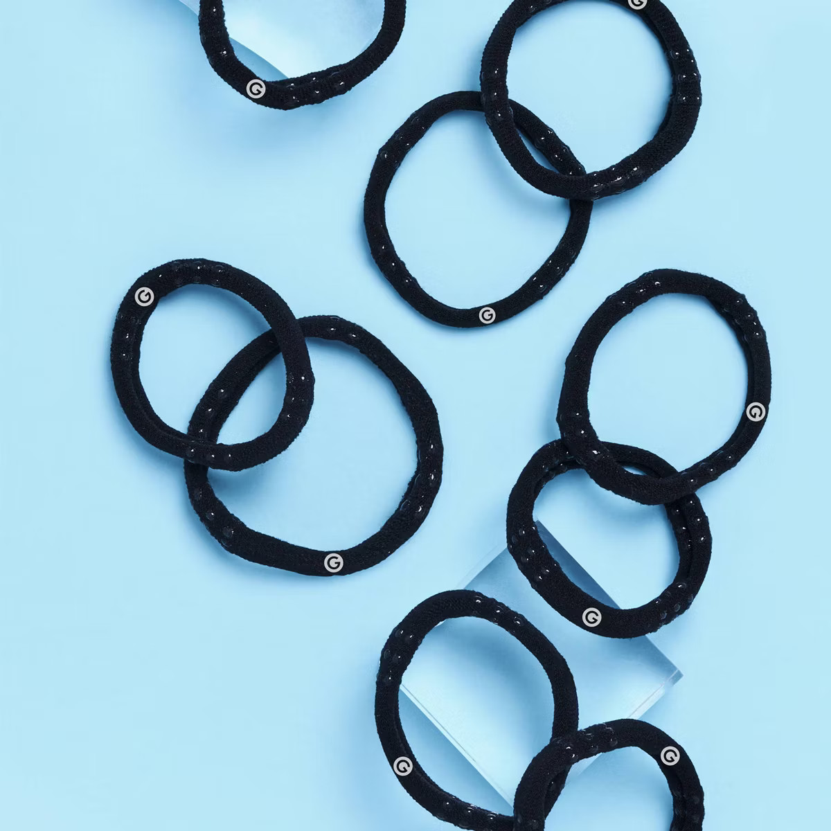 Gimme Beauty Sport Medium Hair Tie Bands - Black - 10ct | Target