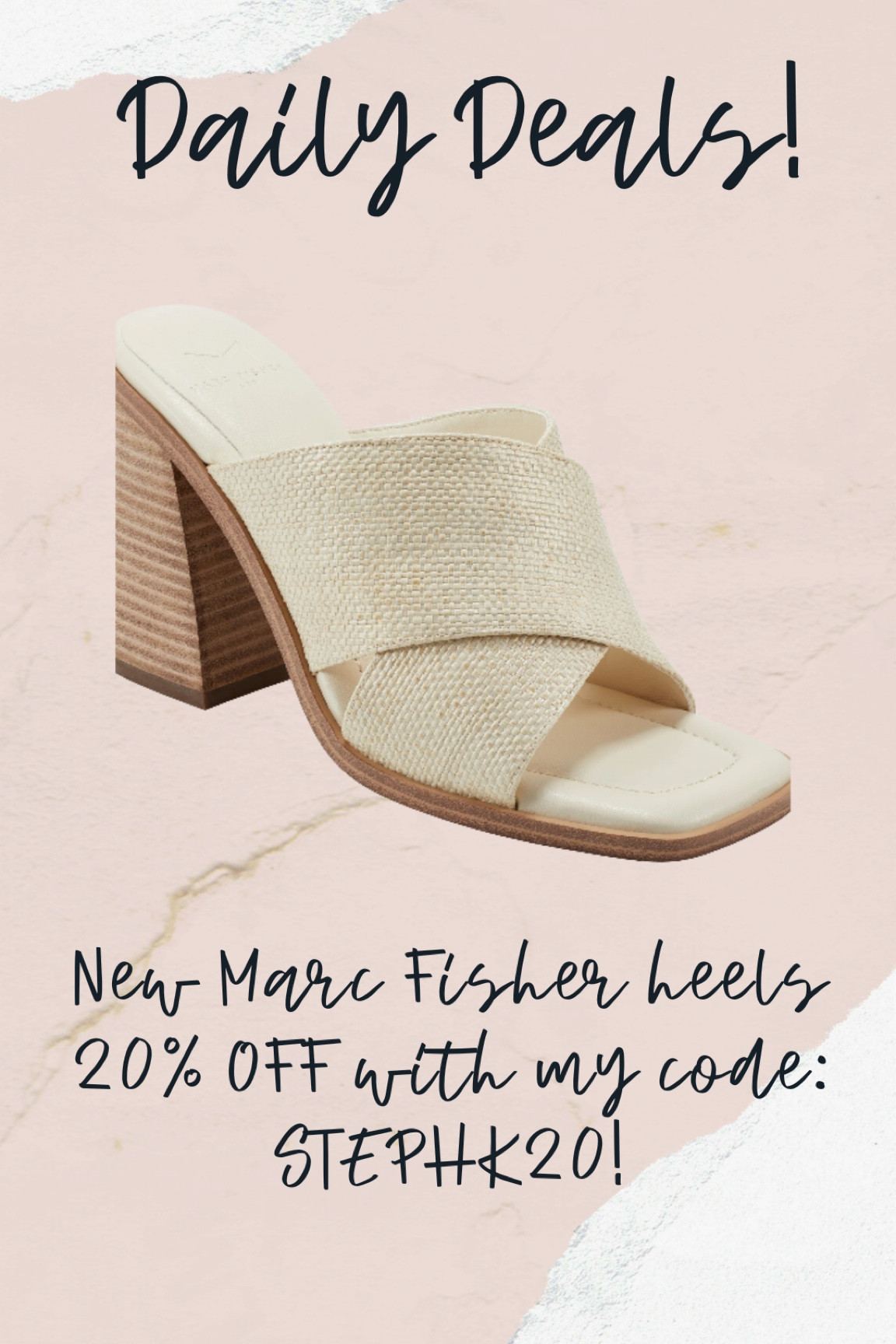 Marc Fisher heels 20% OFF: STEPHK20 (Sitewide) 

#LTKSale #LTKsalealert #LTKshoecrush